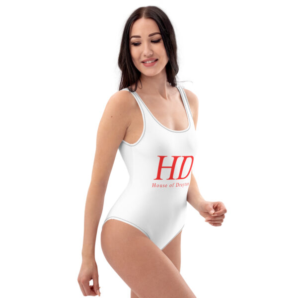 One-Piece Swimsuit Red - Image 2